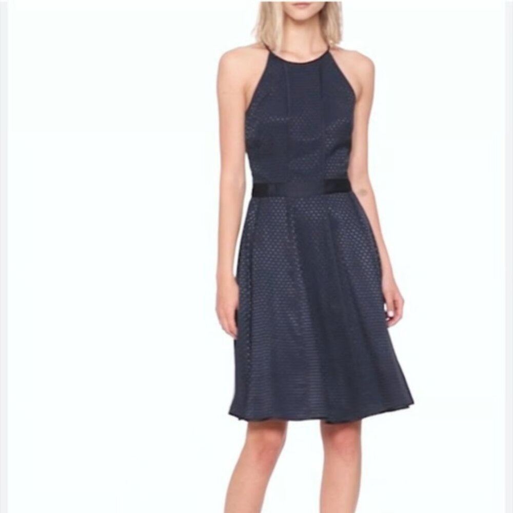 BANANA REPUBLIC Women’s Navy Blue Halter Dress Size 0